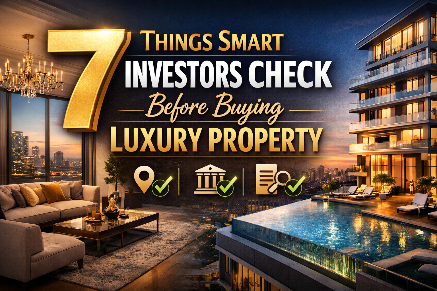 7 Things Smart Investors Check Before Buying Luxury Property
